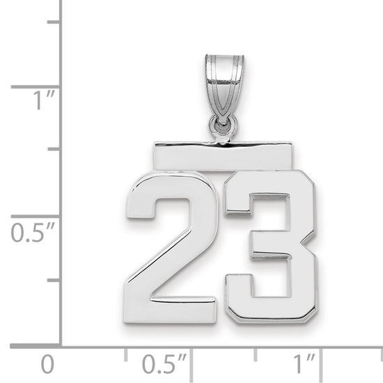 Polished Number Charms — 23