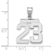 Polished Number Charms — 23