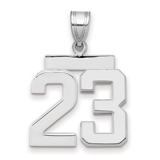Polished Number Charms — 23