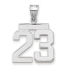 Polished Number Charms — 23