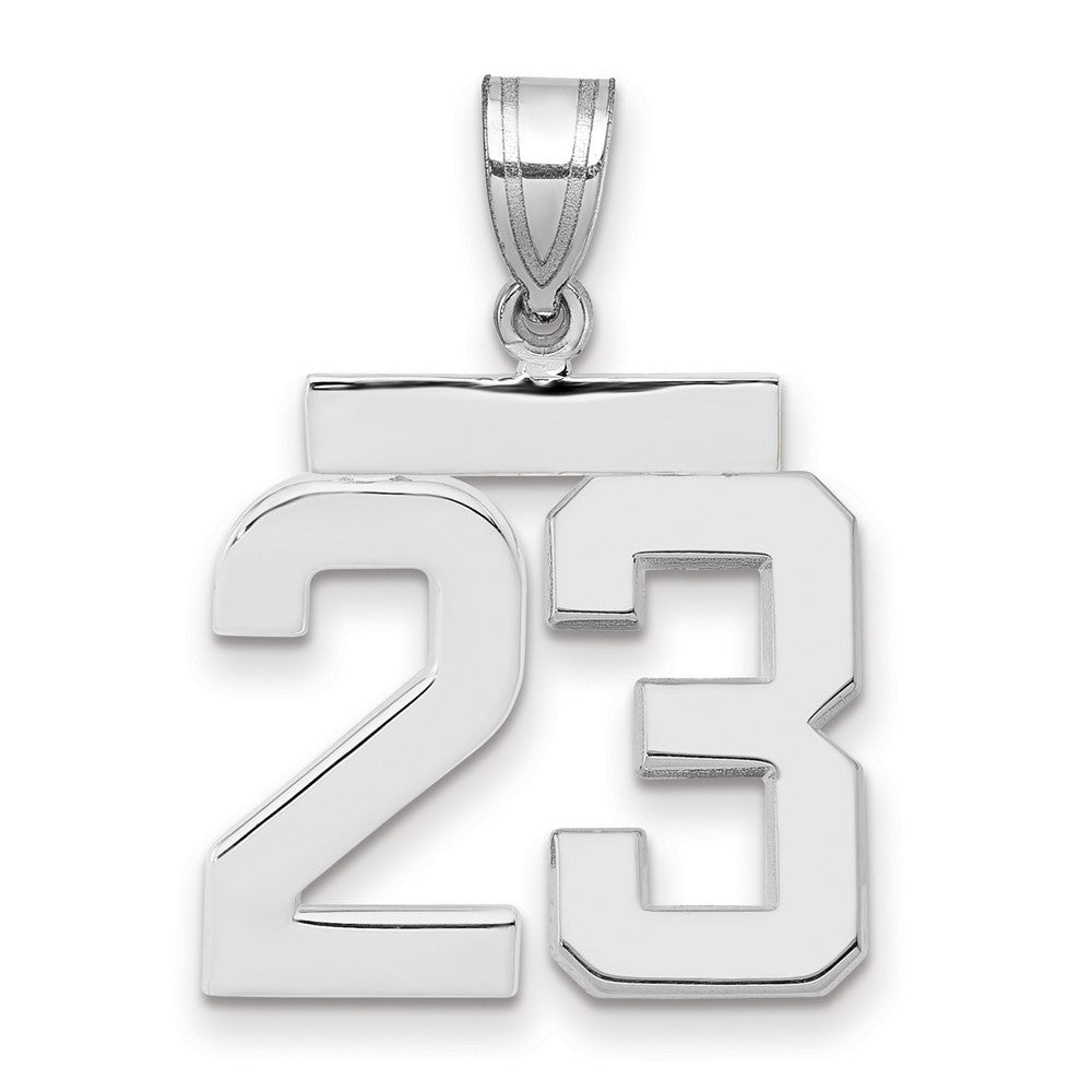 Polished Number Charms — 23