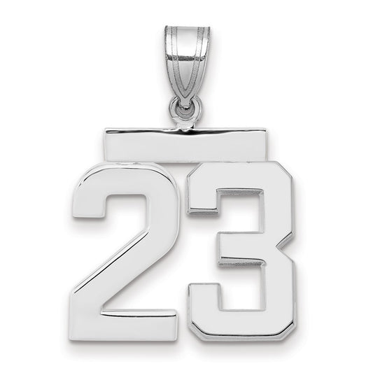 Polished Number Charms — 23