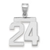 Polished Number Charms — 24