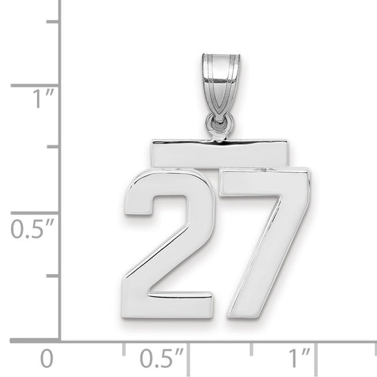 Polished Number Charms — 27