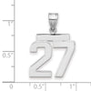Polished Number Charms — 27