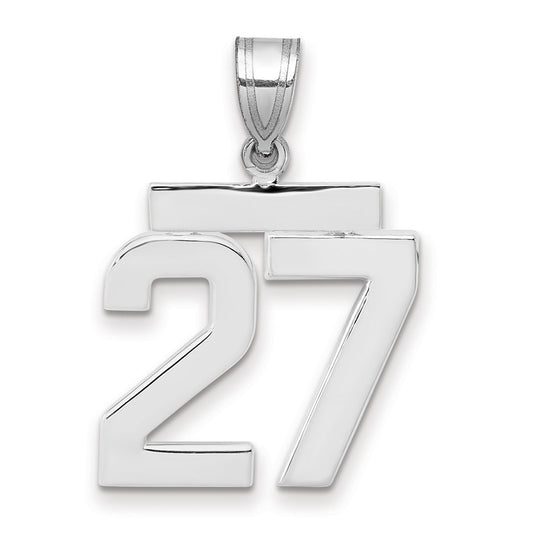 Polished Number Charms — 27