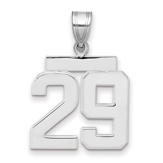 Polished Number Charms — 29