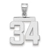 Polished Number Charms — 34