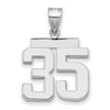 Polished Number Charms — 35