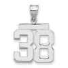Polished Number Charms — 38