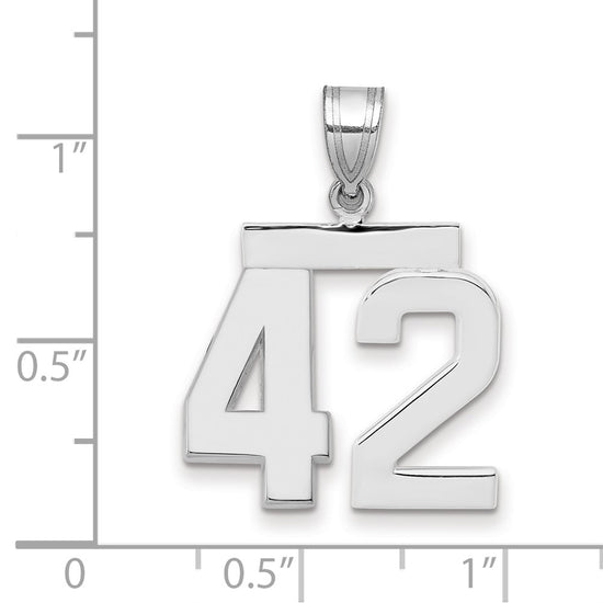 Polished Number Charms — 42