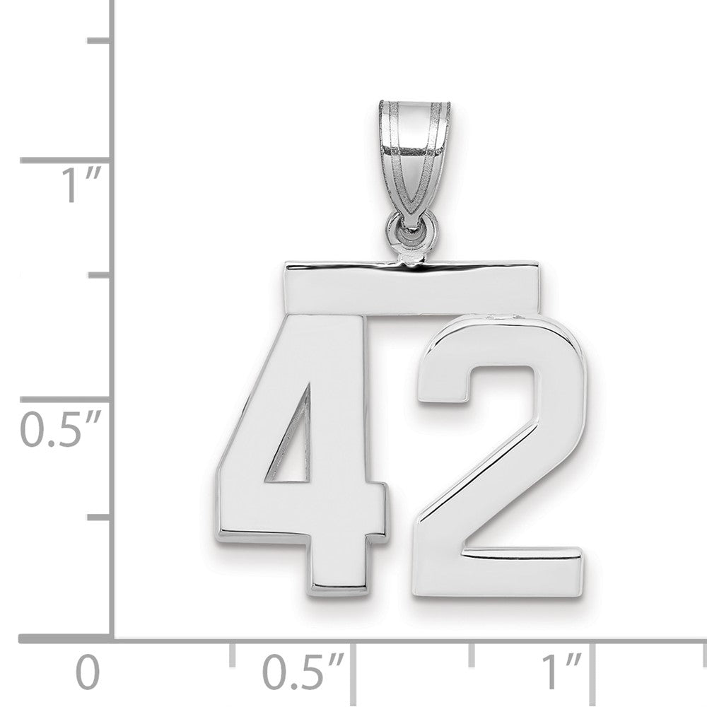 Polished Number Charms — 42