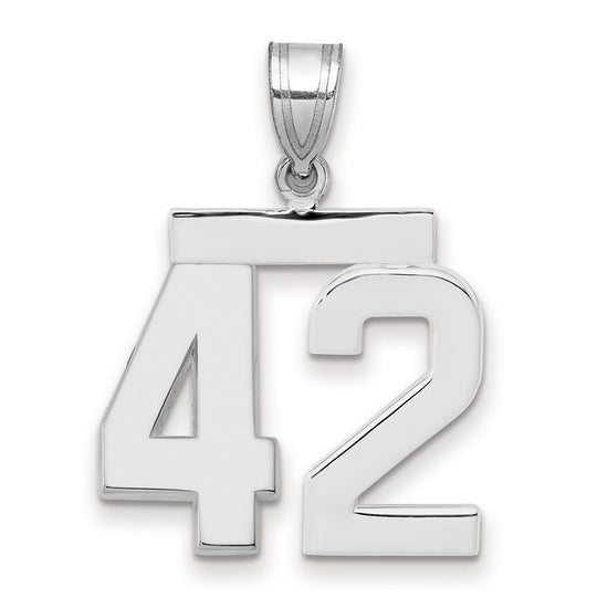Polished Number Charms — 42
