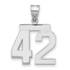 Polished Number Charms — 42