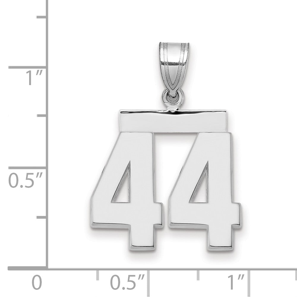 Polished Number Charms — 44