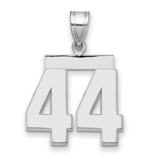Polished Number Charms — 44