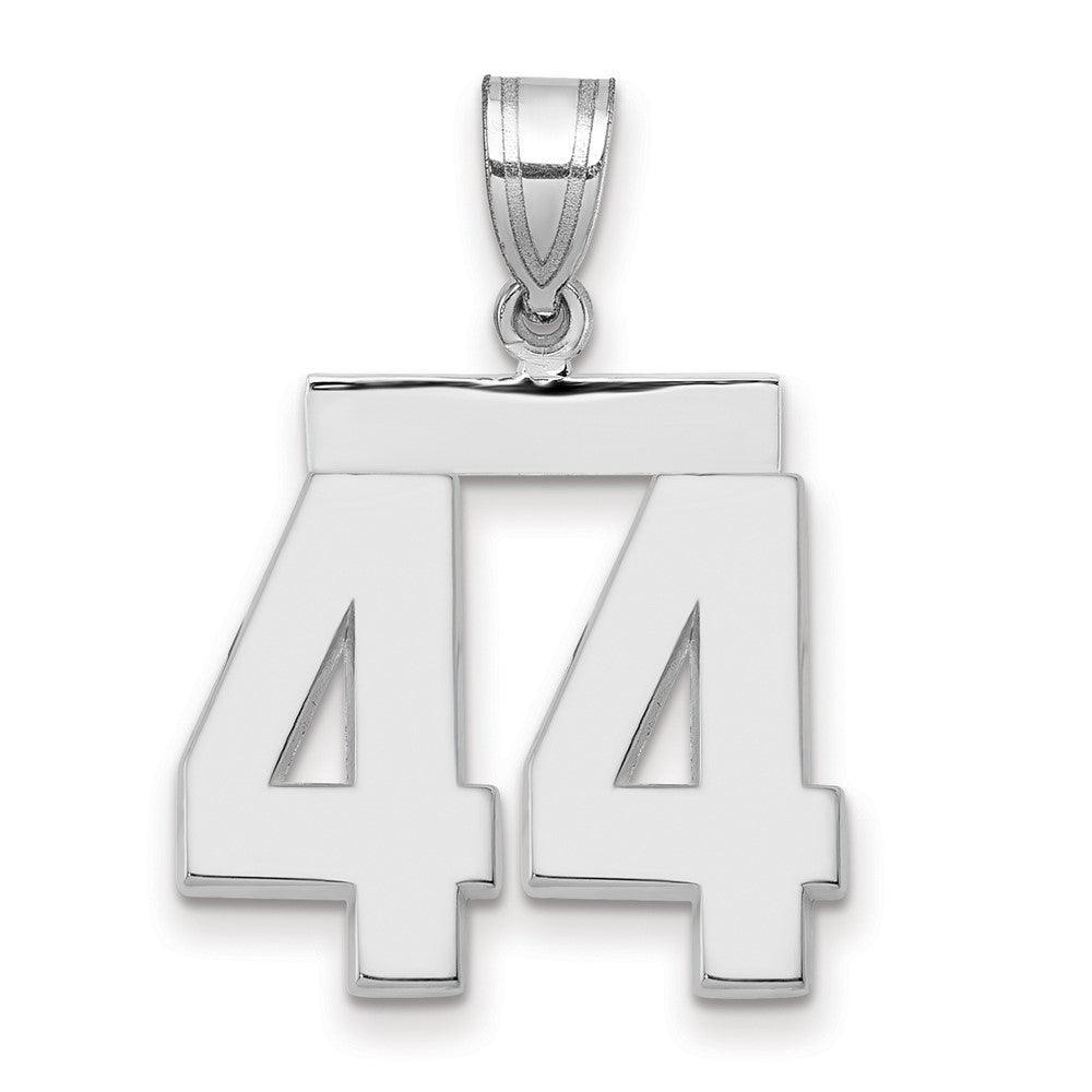 Polished Number Charms — 44