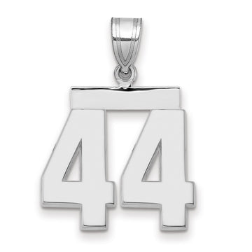 Polished Number Charms — 44