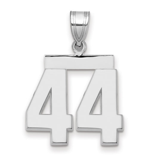 Polished Number Charms — 44