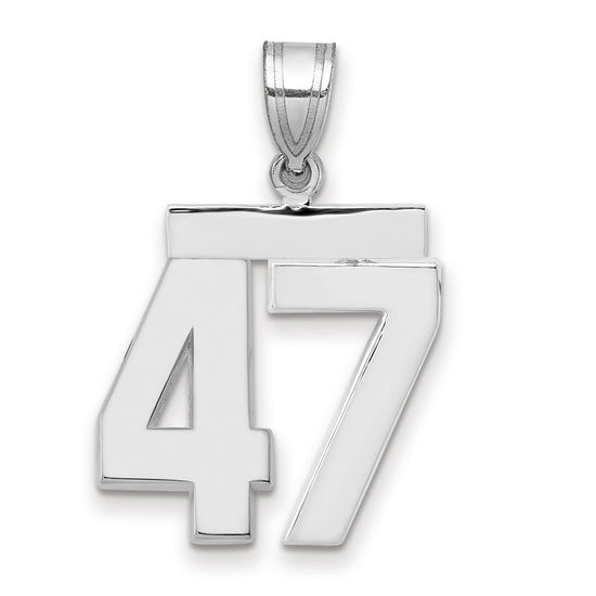 Polished Number Charms — 47