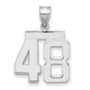 Polished Number Charms — 48
