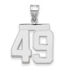 Polished Number Charms — 49