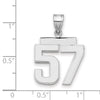 Polished Number Charms — 57