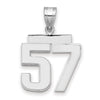 Polished Number Charms — 57
