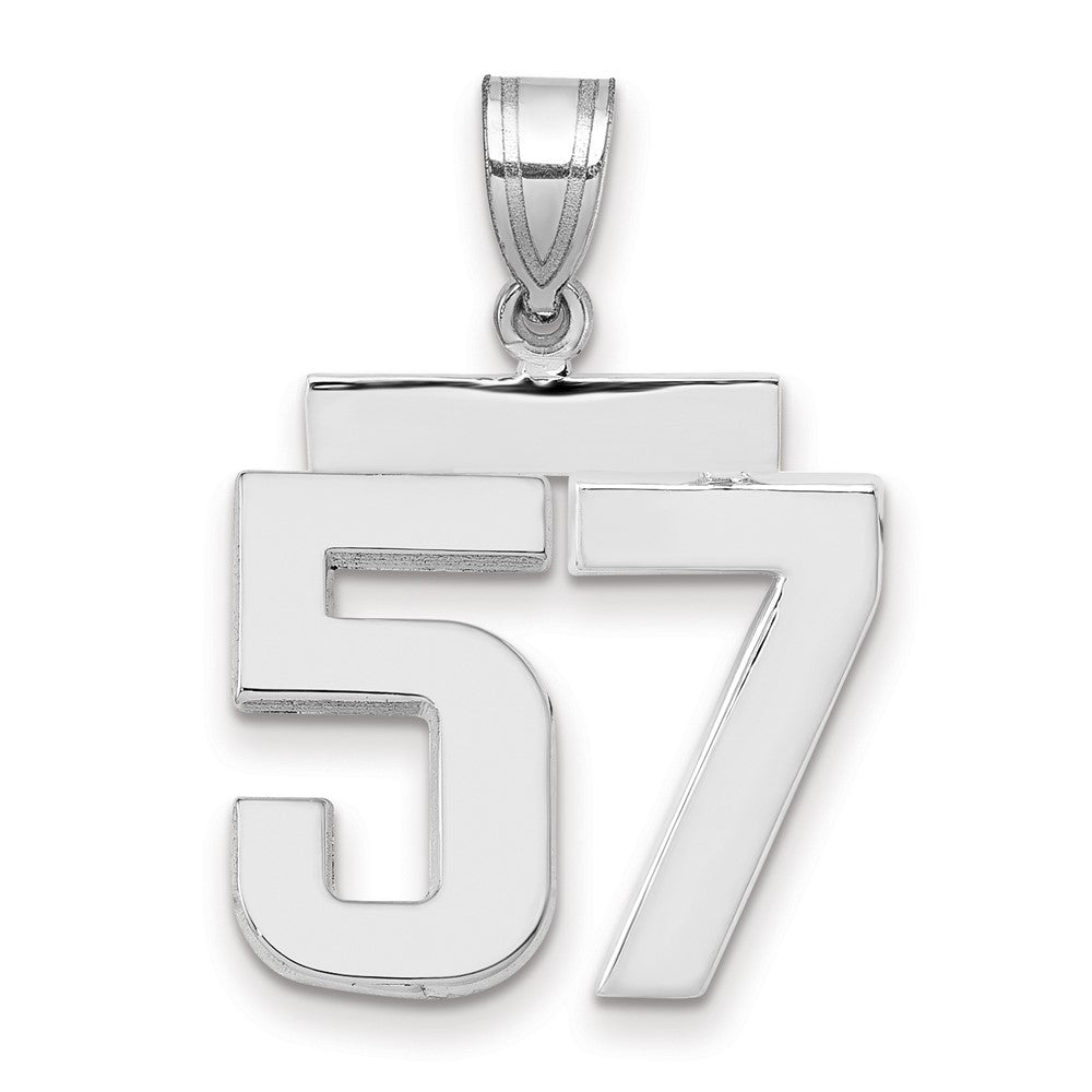 Polished Number Charms — 57