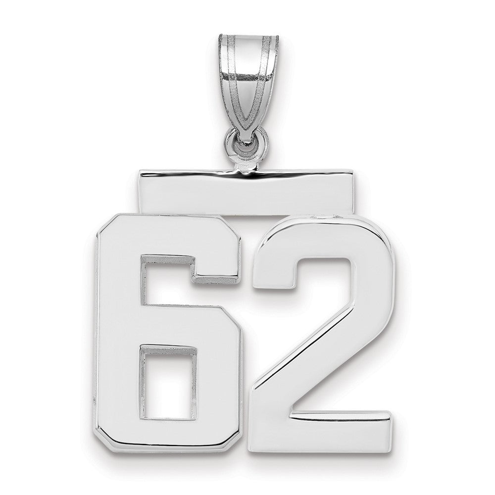 Polished Number Charms — 62