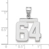 Polished Number Charms — 64