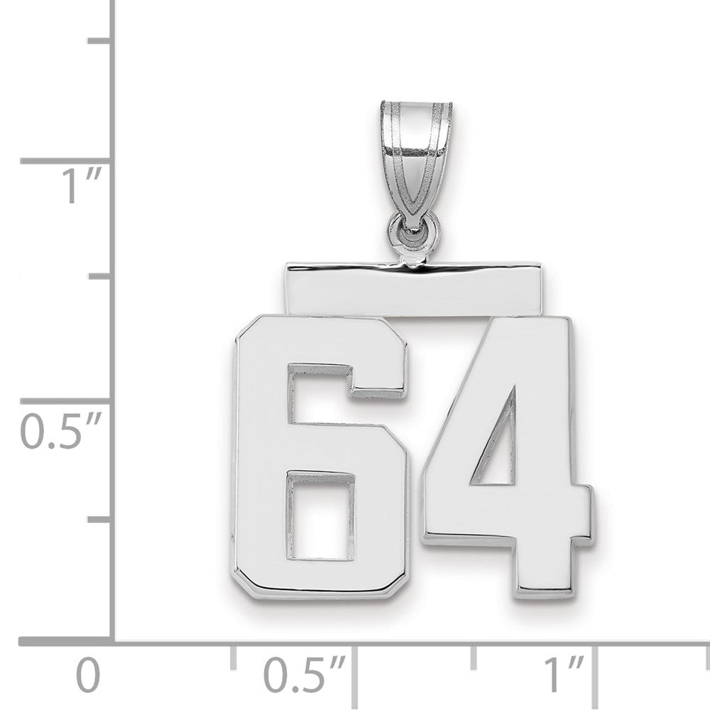 Polished Number Charms — 64