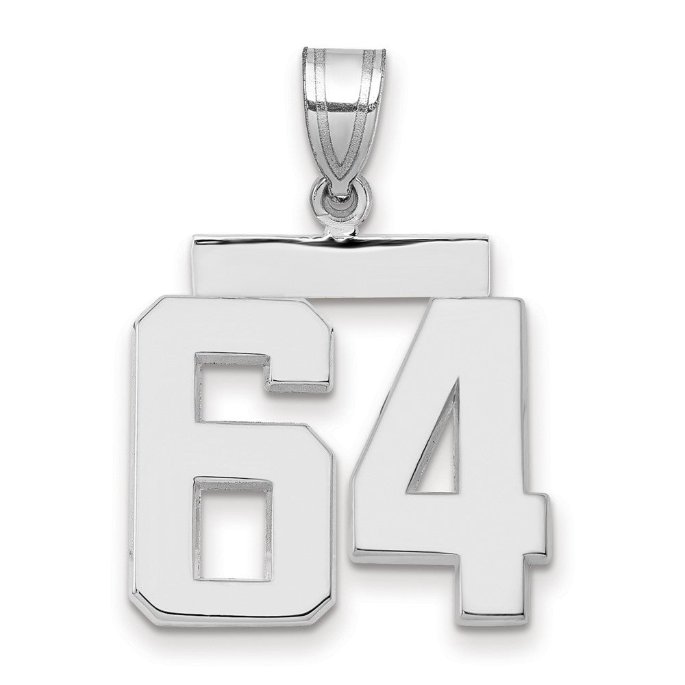 Polished Number Charms — 64