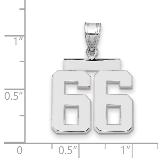 Polished Number Charms — 66