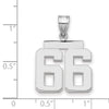 Polished Number Charms — 66