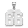 Polished Number Charms — 66