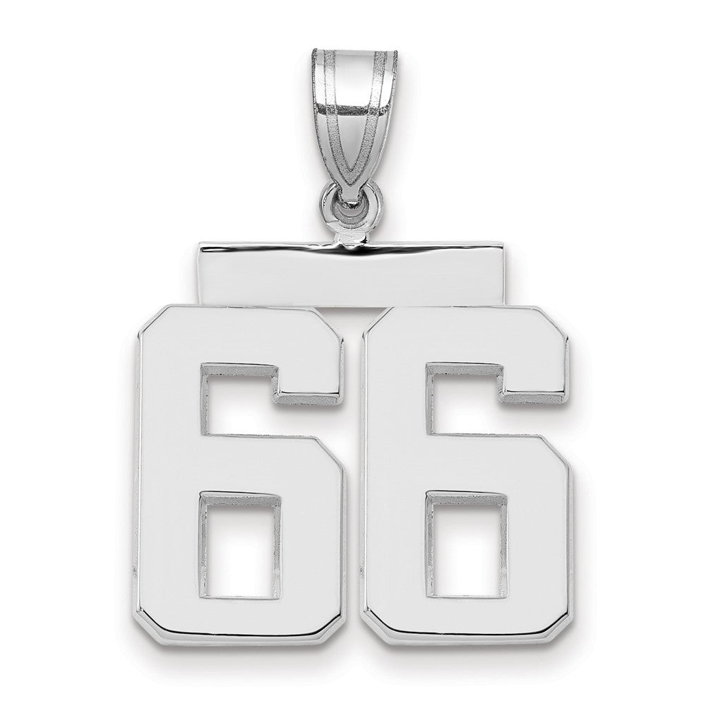 Polished Number Charms — 66