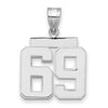 Polished Number Charms — 69