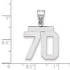Polished Number Charms — 70