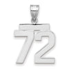 Polished Number Charms — 72
