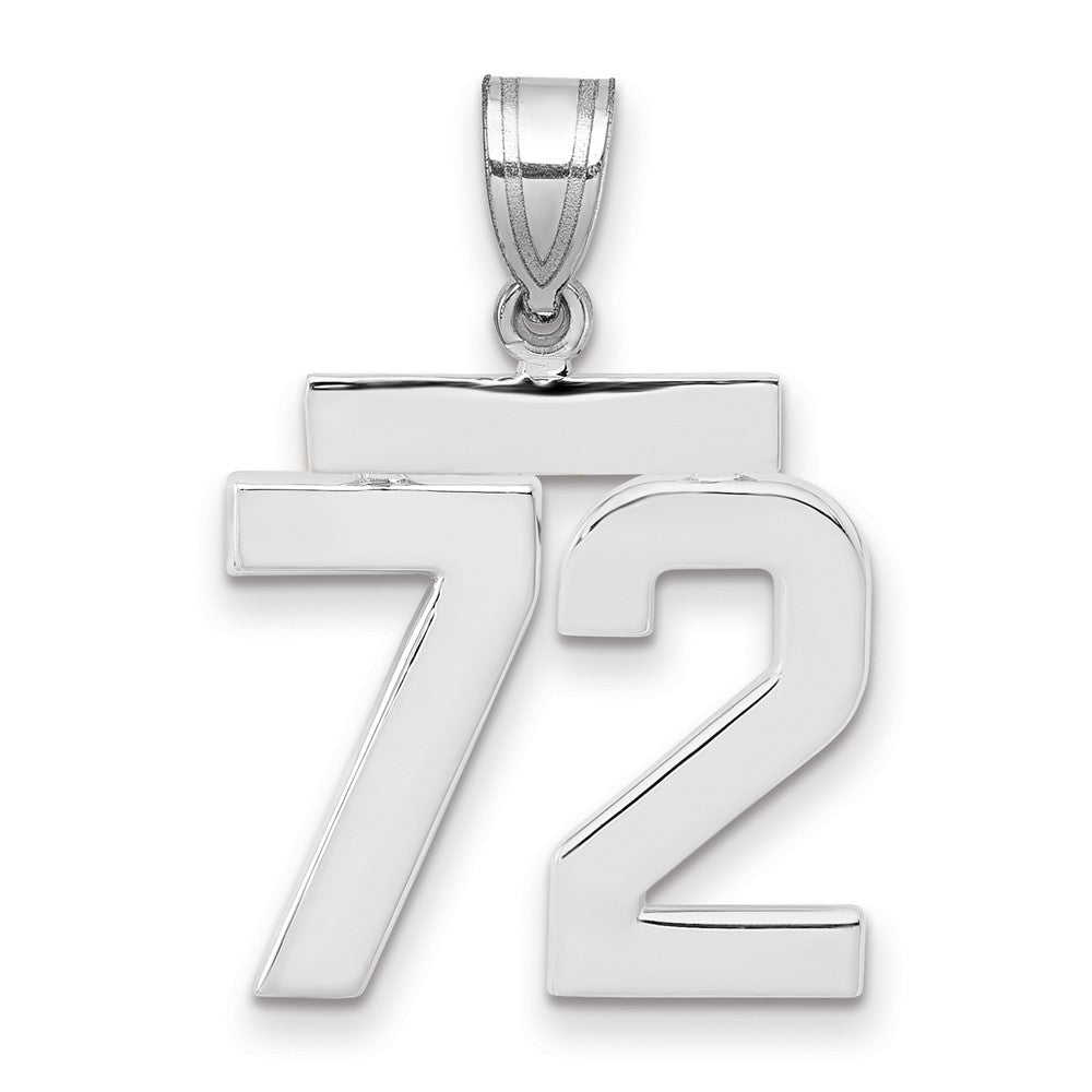 Polished Number Charms — 72