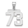 Polished Number Charms — 73