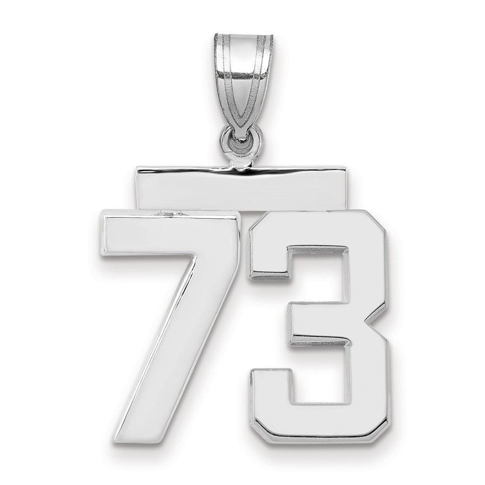 Polished Number Charms — 73