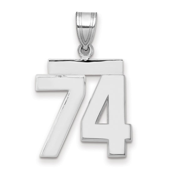 Polished Number Charms — 74