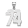 Polished Number Charms — 74