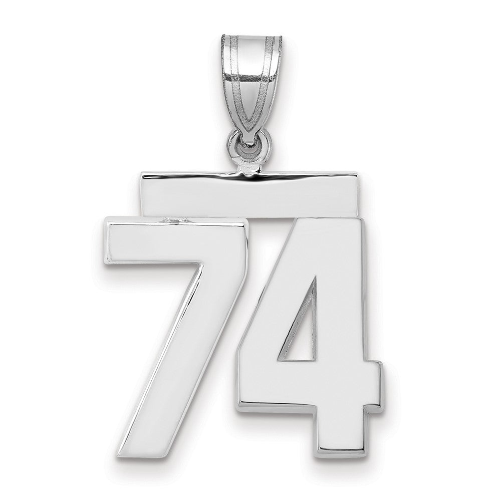 Polished Number Charms — 74