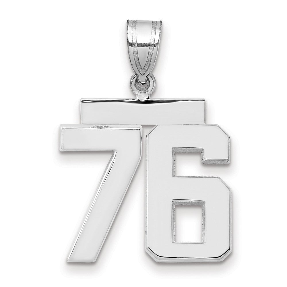 Polished Number Charms — 76