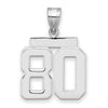 Polished Number Charms — 80