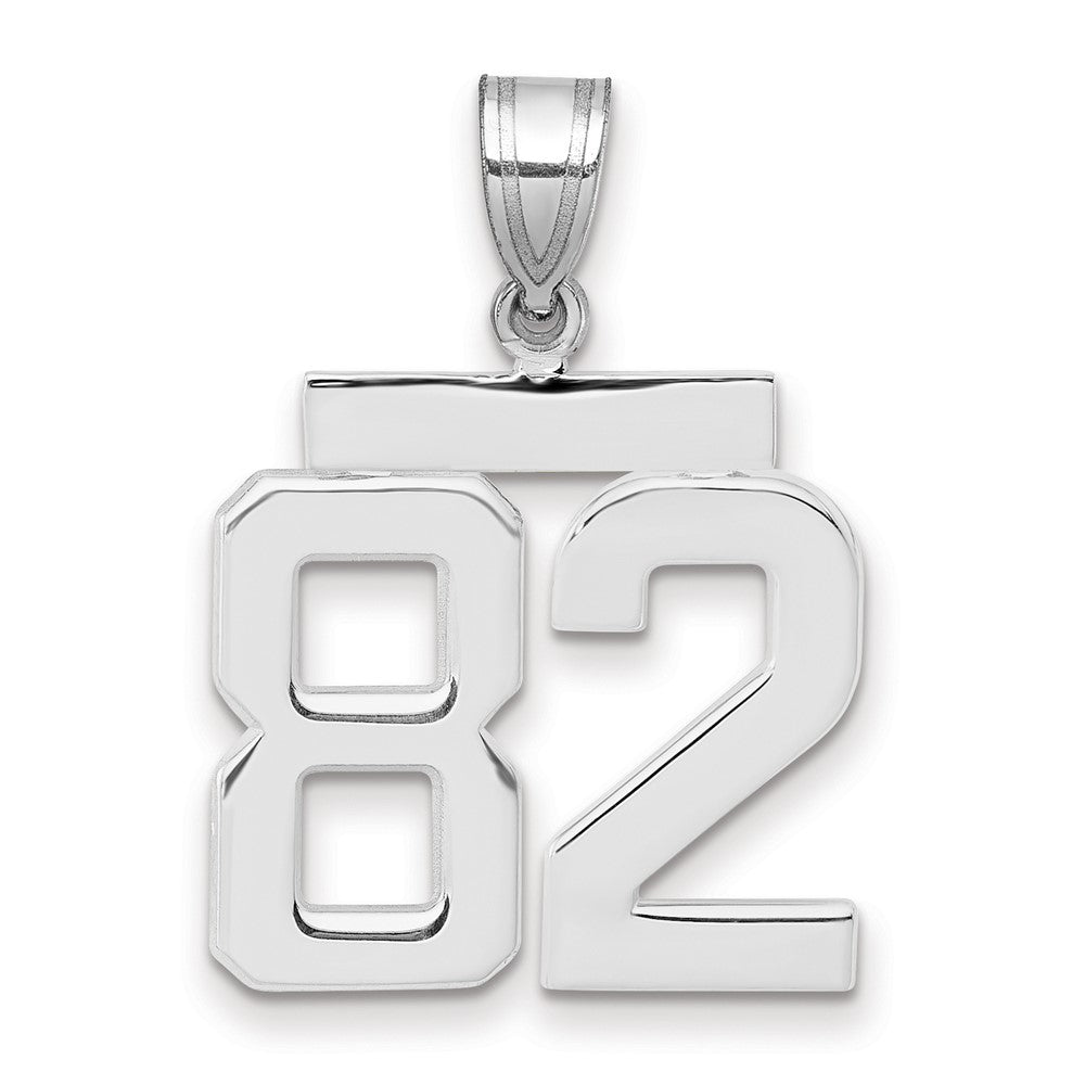 Polished Number Charms — 82