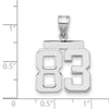 Polished Number Charms — 83